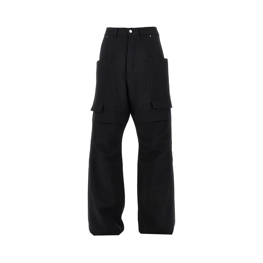 Rick Owens Wool canvas 'Stefan' cargo pants