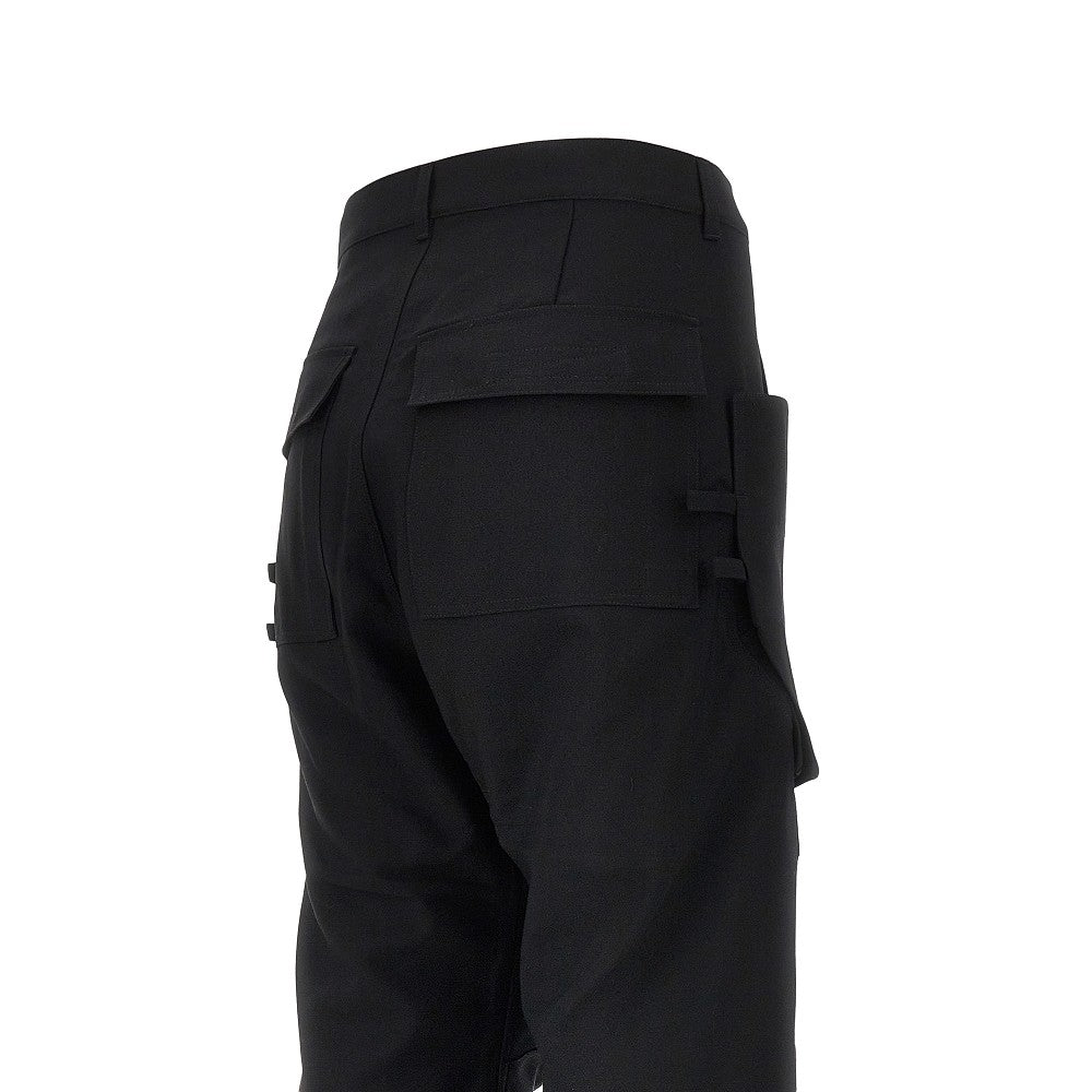 Rick Owens Wool canvas 'Stefan' cargo pants