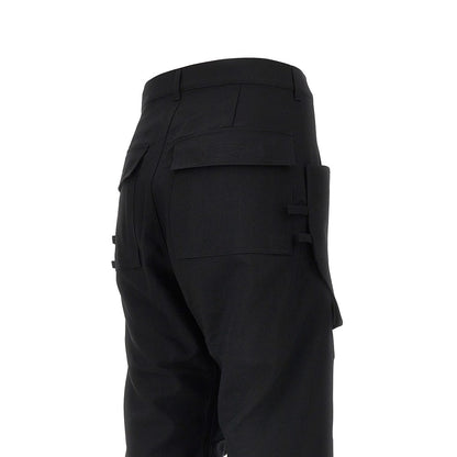 Rick Owens Wool canvas 'Stefan' cargo pants