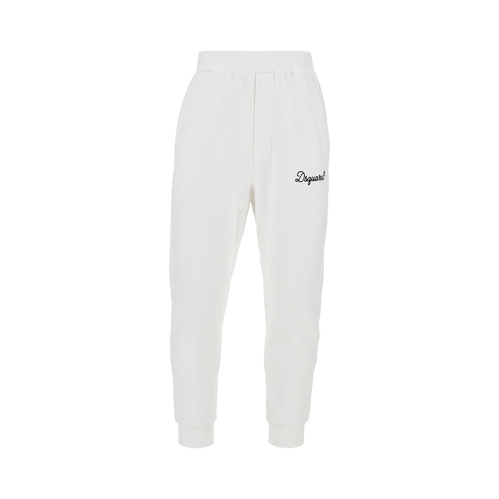 DSQUARED2 Cotton sweatpants with logo embroidery