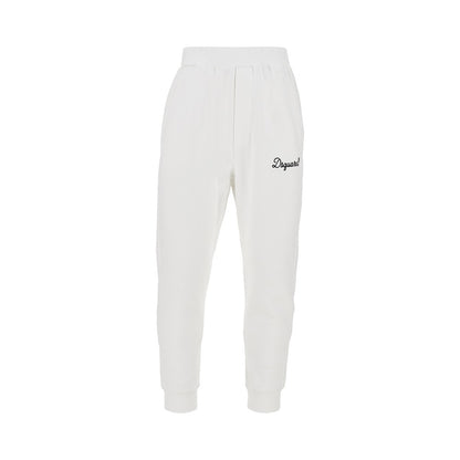 DSQUARED2 Cotton sweatpants with logo embroidery