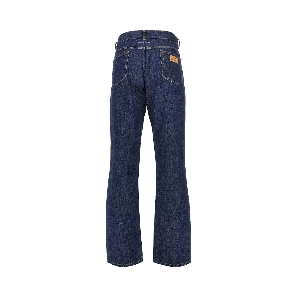 MM6 Maison Margiela Distressed effect straight leg jeans