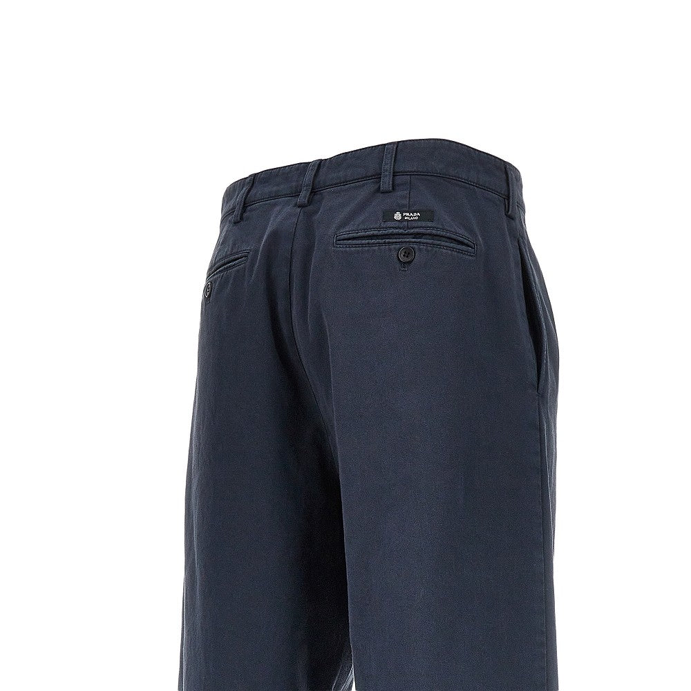PRADA Old effect gabardine pants