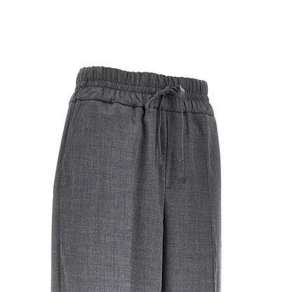 AMI Wool pants with elasticated waist