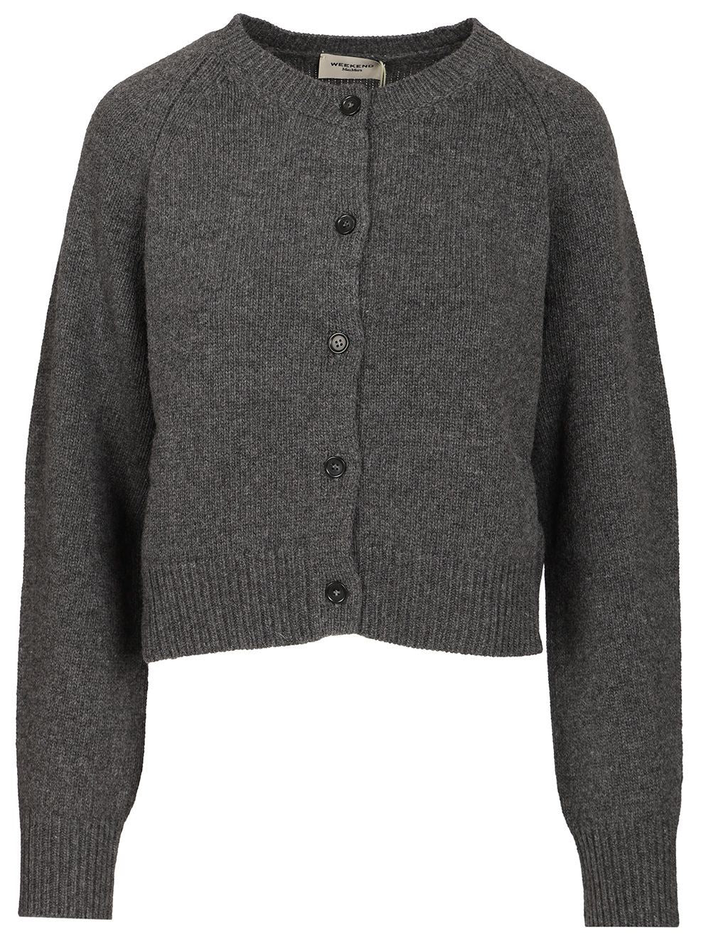 Weekend Max Mara Cardigan With Buttons - Grey