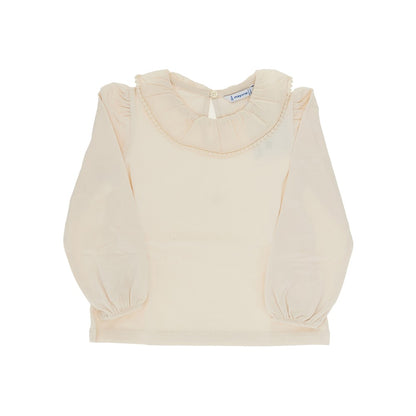 Mayoral Jersey blouse with collar