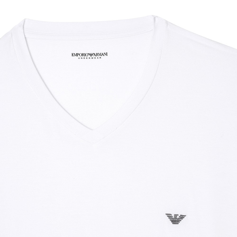 Ea Bodywear Stretch modal t-shirt with logo embroidery