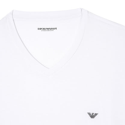 Ea Bodywear Stretch modal t-shirt with logo embroidery