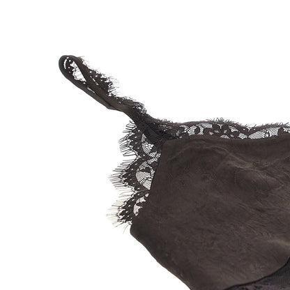 PINKO Jacquard and lace lingerie top