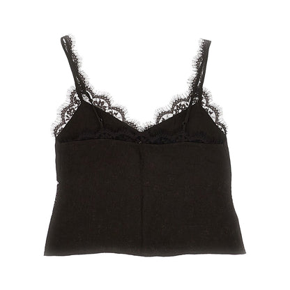 PINKO Jacquard and lace lingerie top