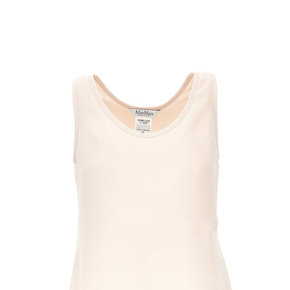 MAX MARA Silk cady top with embroidery
