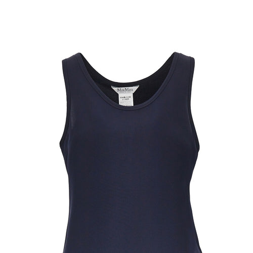 MAX MARA Silk cady top with embroidery