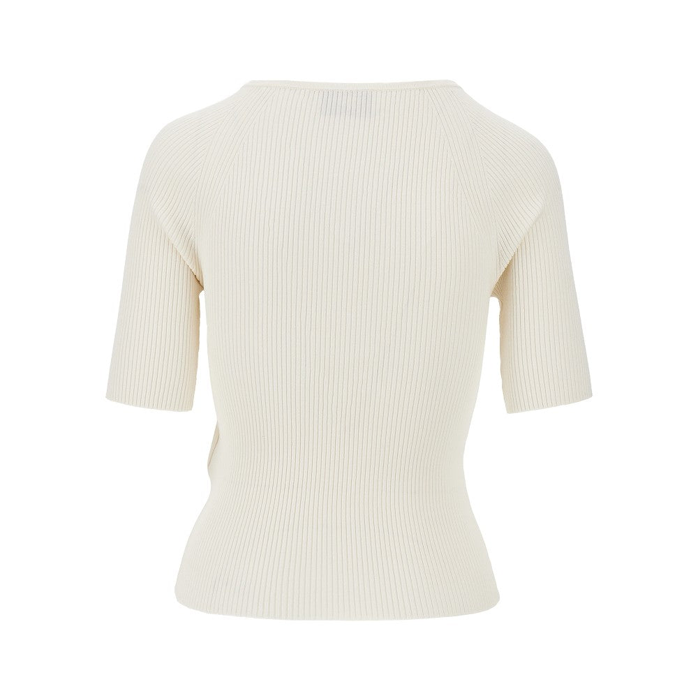 Weekend Max Mara Viscose-blend knitted top