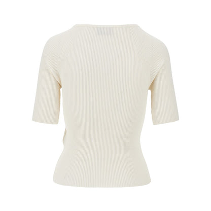 Weekend Max Mara Viscose-blend knitted top