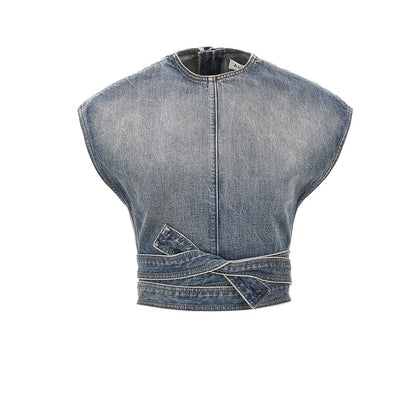 ALAIA Denim top