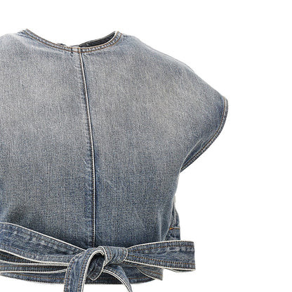 ALAIA Denim top