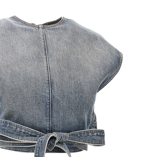 ALAIA Denim top