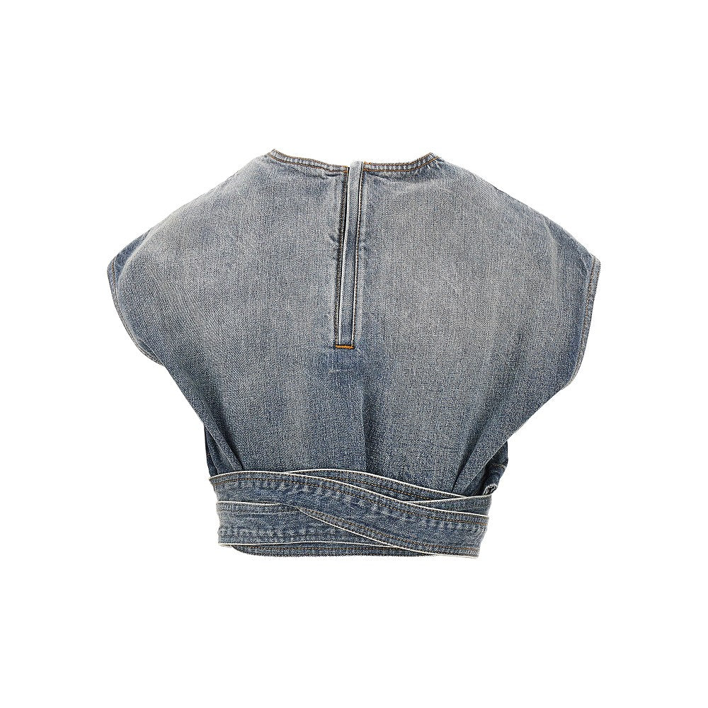 ALAIA Denim top