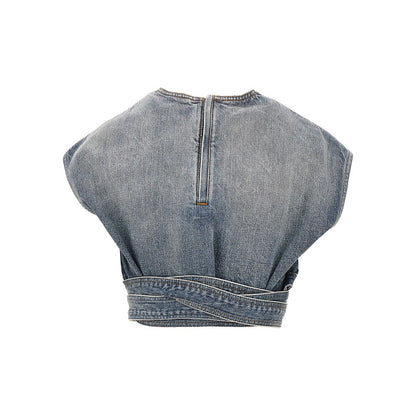ALAIA Denim top