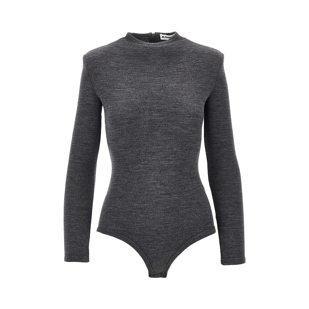 JIL SANDER Wool jersey bodysuit