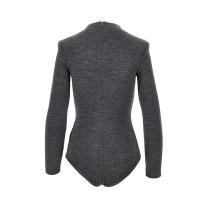 JIL SANDER Wool jersey bodysuit