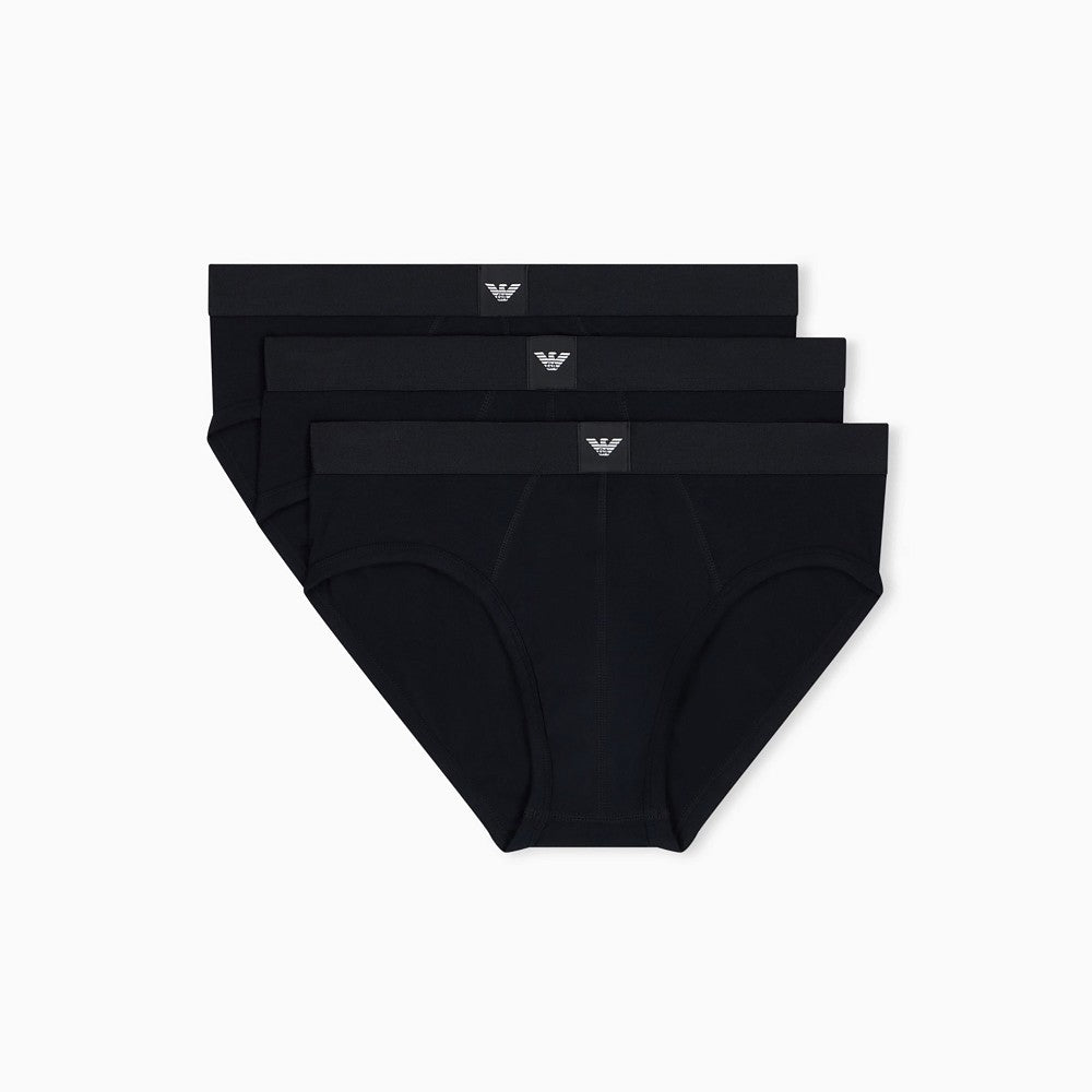 EA Bodywear Stretch cotton 3-pack brief