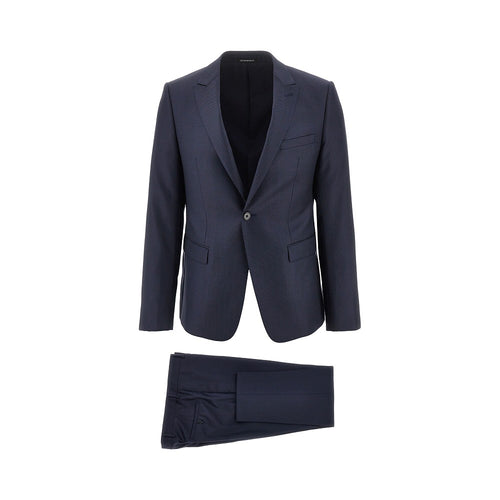 EMPORIO ARMANI Jacquard wool David Line suit
