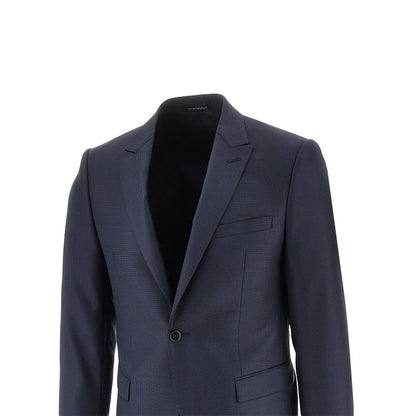 EMPORIO ARMANI Jacquard wool David Line suit