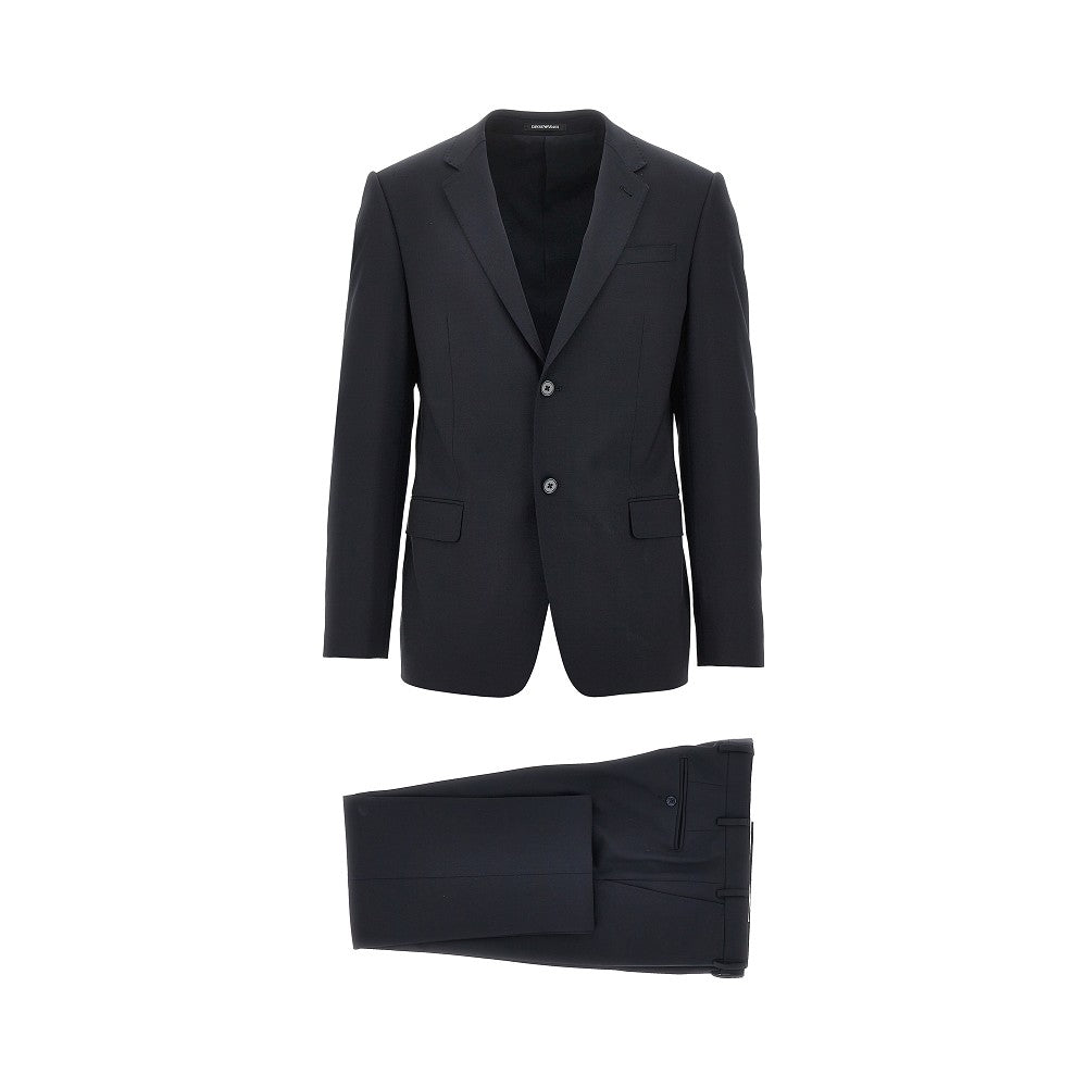 EMPORIO ARMANI Stretch wool 'M Line' tailored suit
