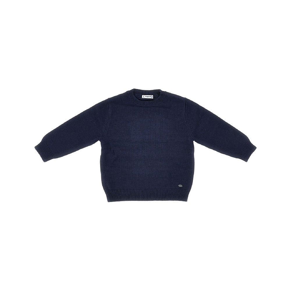 Mayoral Cotton and wool-blend knitted sweater
