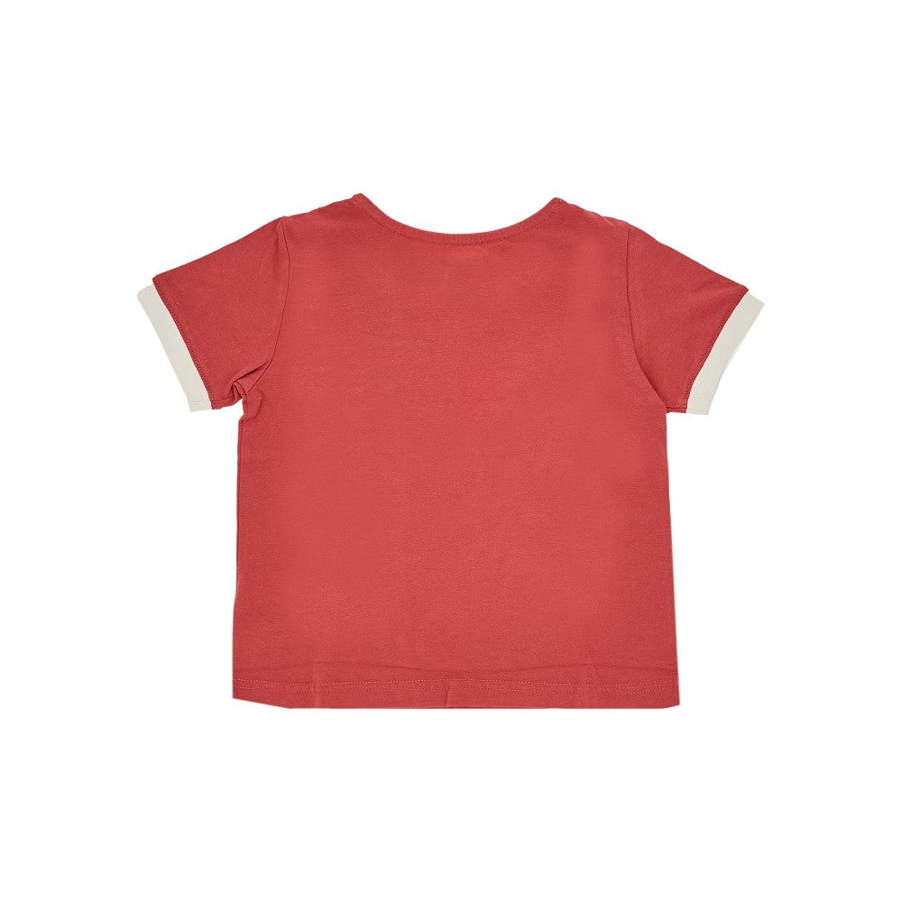 RALPH LAUREN Jersey T-shirt with logo embroidery