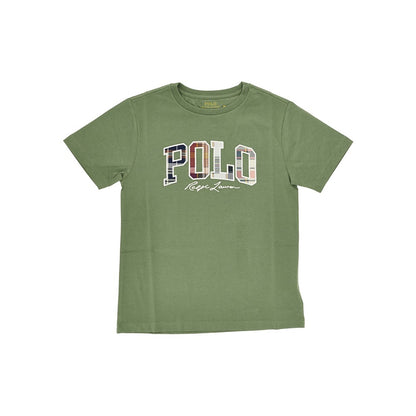 RALPH LAUREN Check logo T-shirt