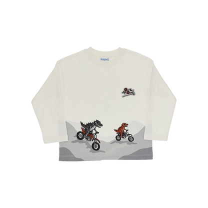 Mayoral Motorcycle print T-shirt