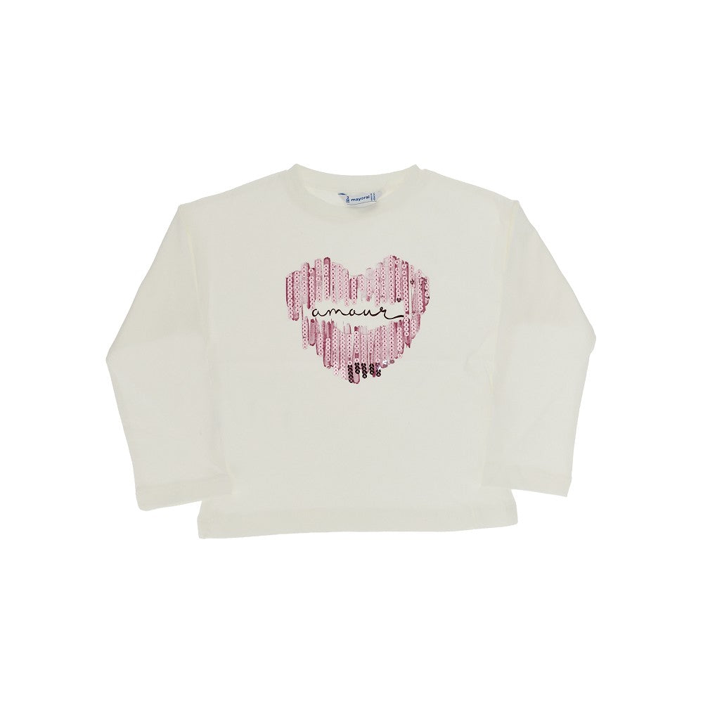 Mayoral Sequinned graphic T-shirt