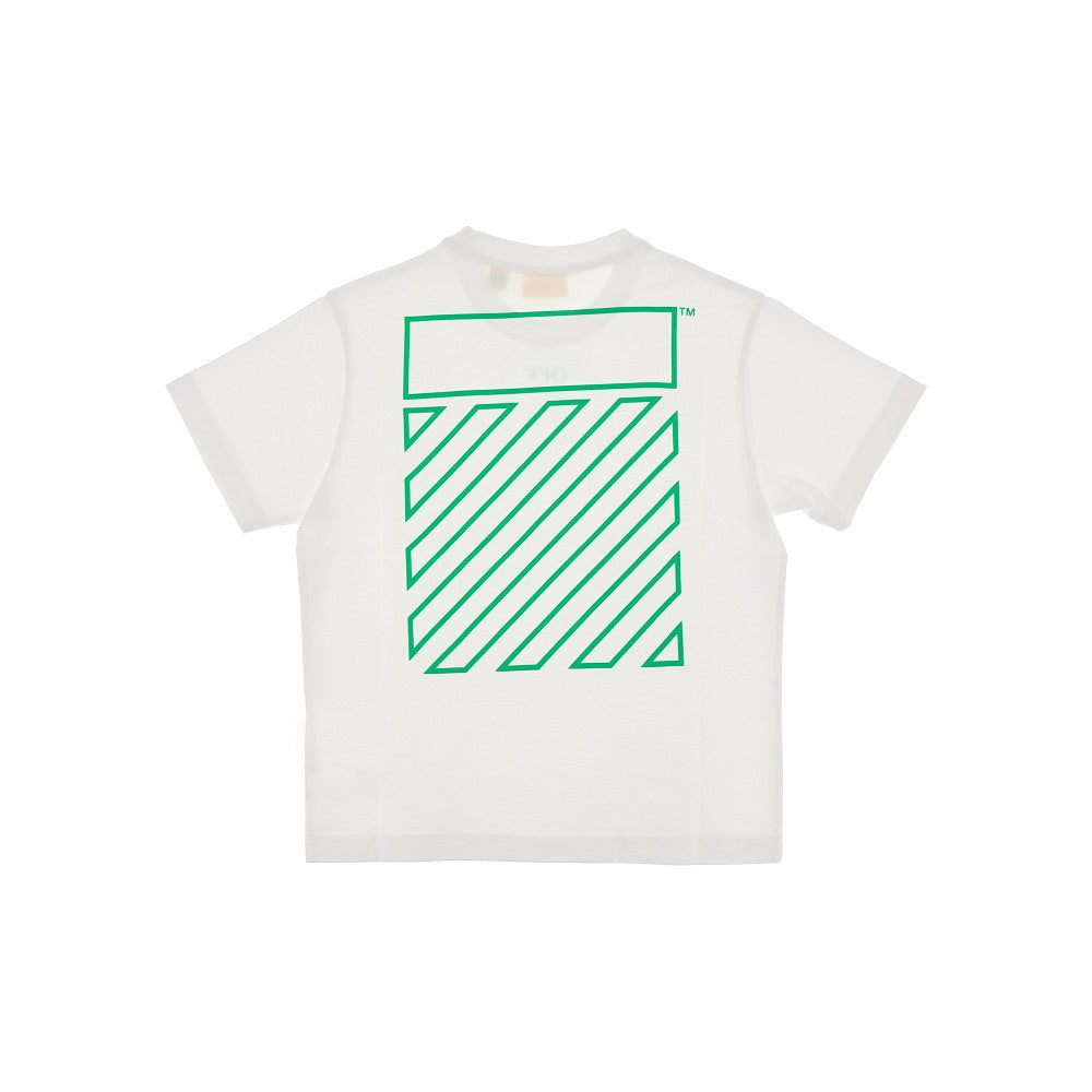 OFF WHITE Cotton T-shirt with 'Off Diag' print