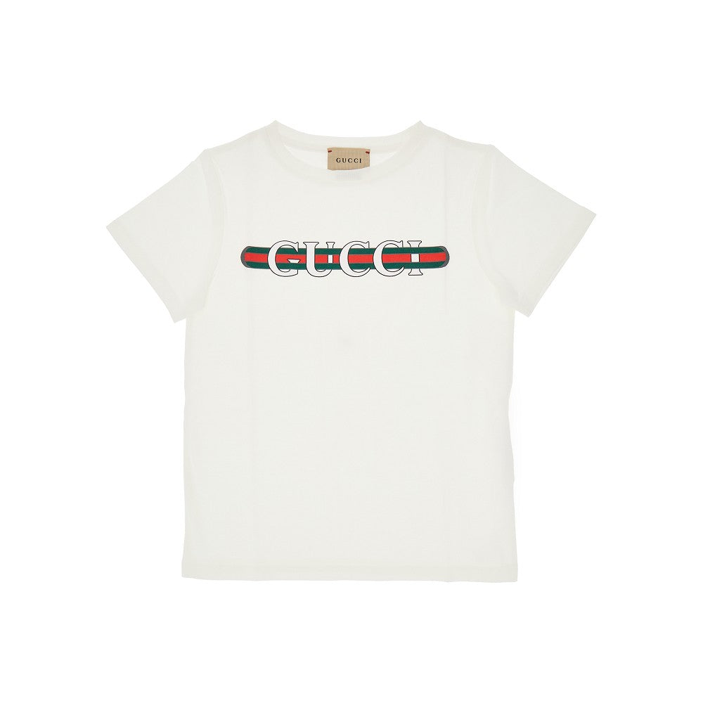 Gucci Web logo print T-shirt