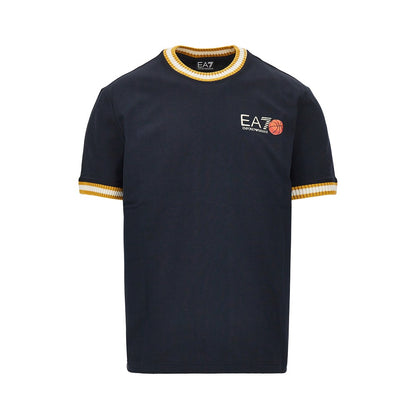EA7 Cotton T-shirt with logo print