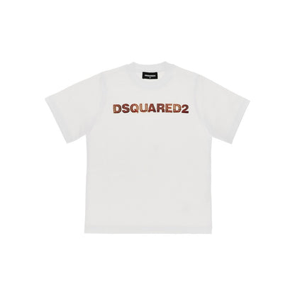 DSQUARED2 Cotton T-shirt with logo embroidery