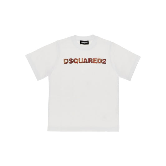DSQUARED2 Cotton T-shirt with logo embroidery