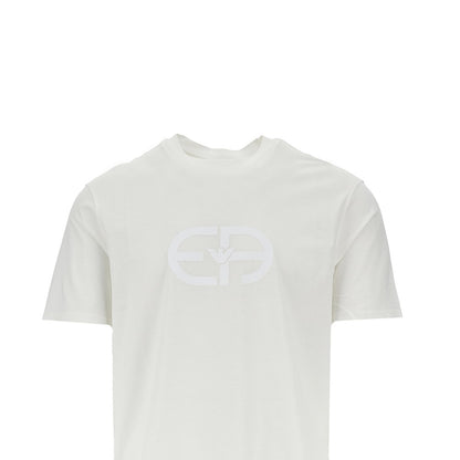 EMPORIO ARMANI Logo print lyocell-blend T-shirt