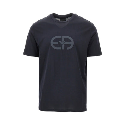 EMPORIO ARMANI Logo print lyocell-blend T-shirt