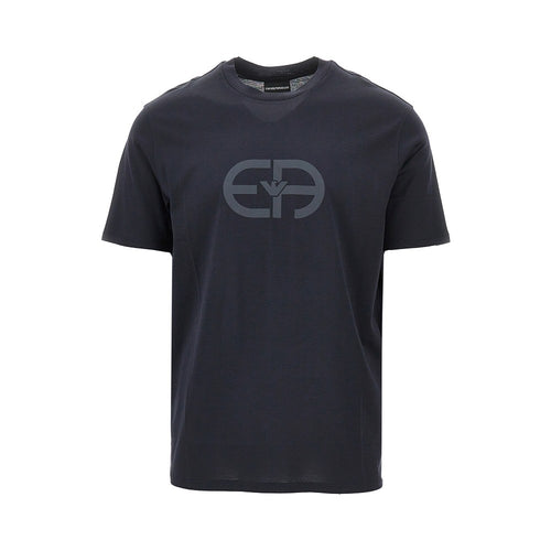 EMPORIO ARMANI Logo print lyocell-blend T-shirt