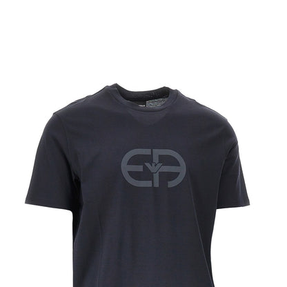 EMPORIO ARMANI Logo print lyocell-blend T-shirt