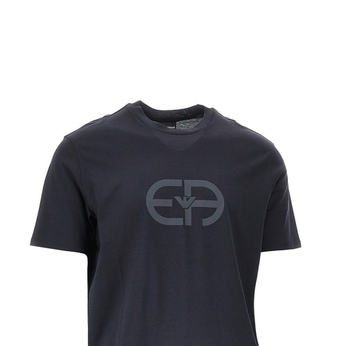 EMPORIO ARMANI Logo print lyocell-blend T-shirt