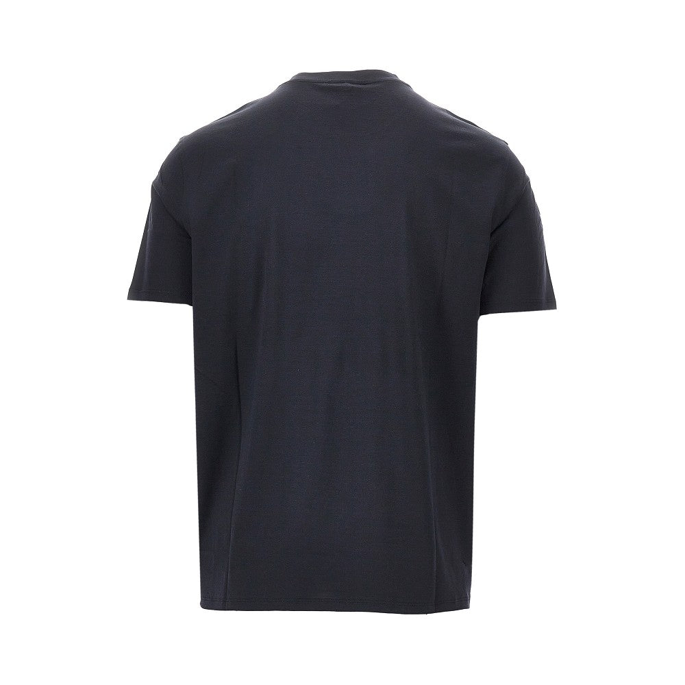 EMPORIO ARMANI Logo print lyocell-blend T-shirt