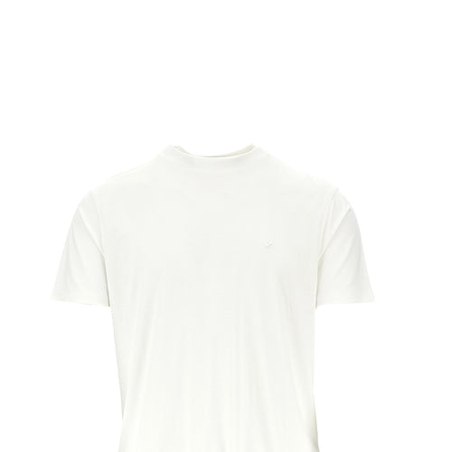 EMPORIO ARMANI Eagle embroidery modal-blend T-shirt