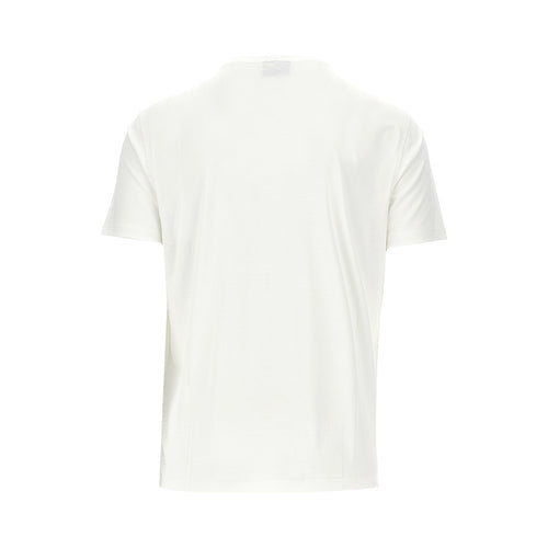 EMPORIO ARMANI Eagle embroidery modal-blend T-shirt