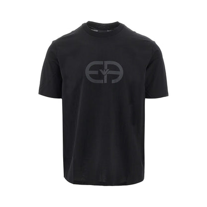 EMPORIO ARMANI Logo print lyocell-blend T-shirt