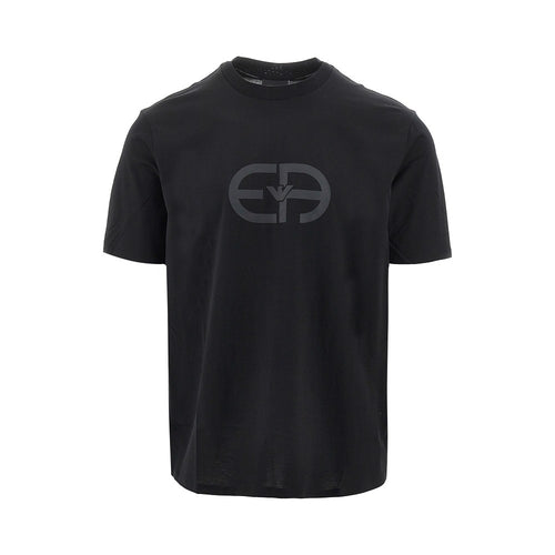 EMPORIO ARMANI Logo print lyocell-blend T-shirt
