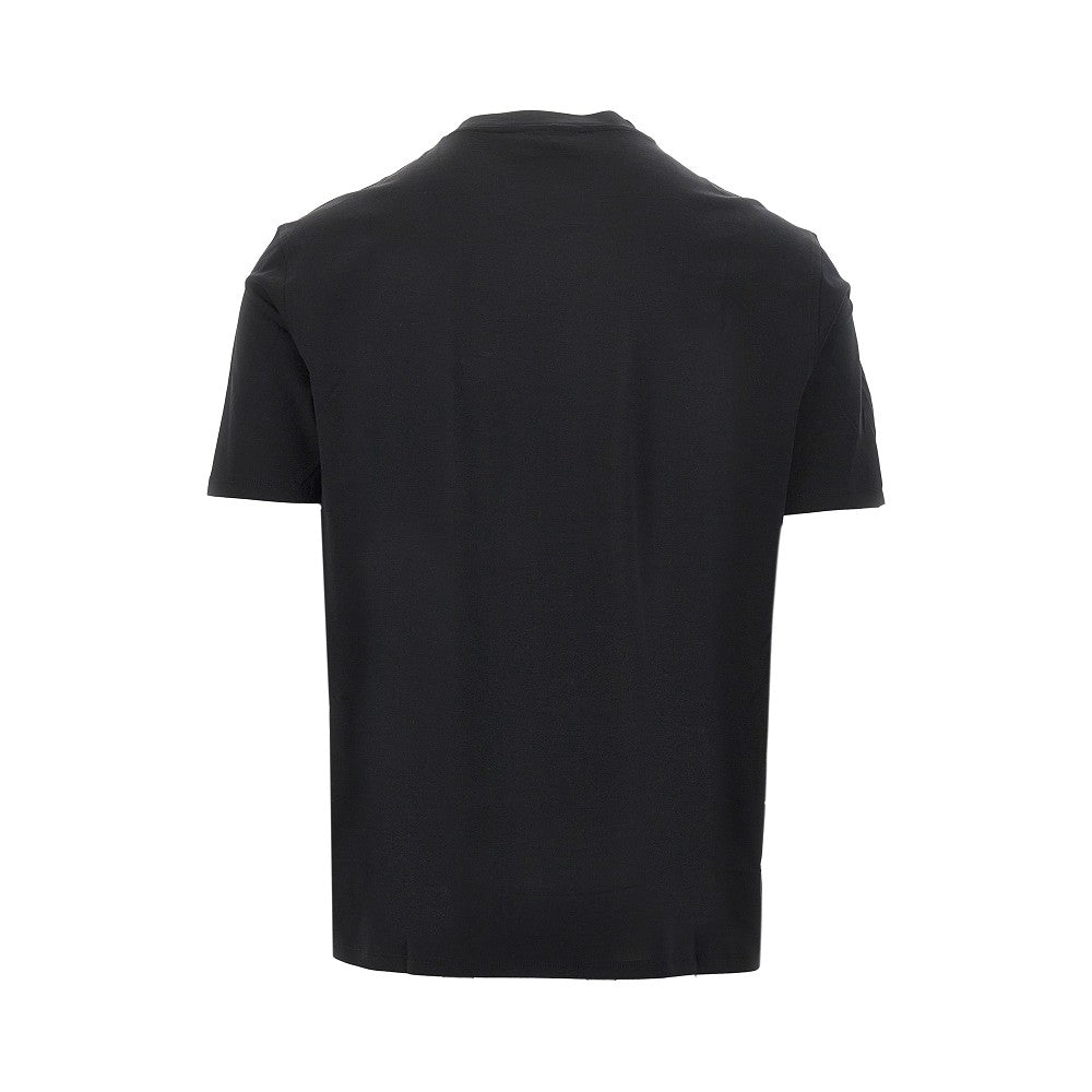EMPORIO ARMANI Logo print lyocell-blend T-shirt